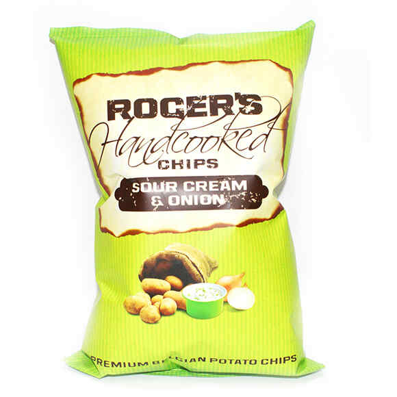 Chips with natural potato sour cream and onion /Roger/ 150 gr