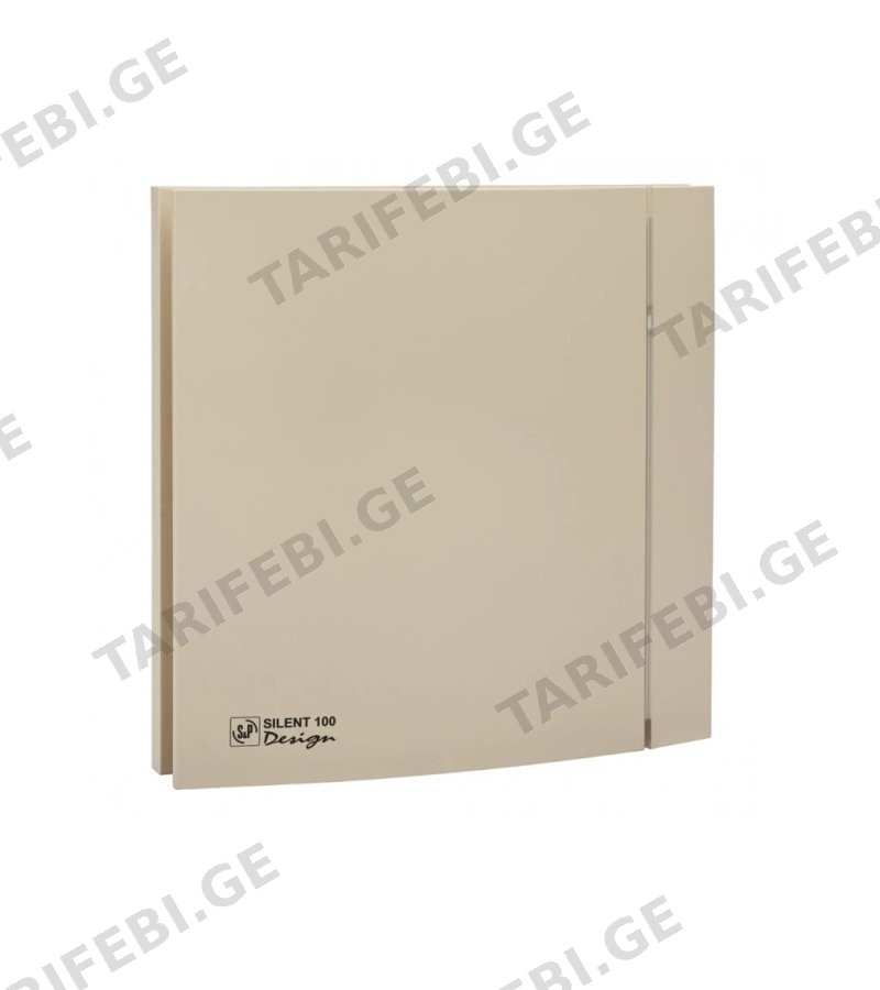 აბაზანის გამწოვი SILENT-100 CZ კრემისფერი #5210622600 DESIGN-4C (220-240V 50HZ) მწარ. S&P
