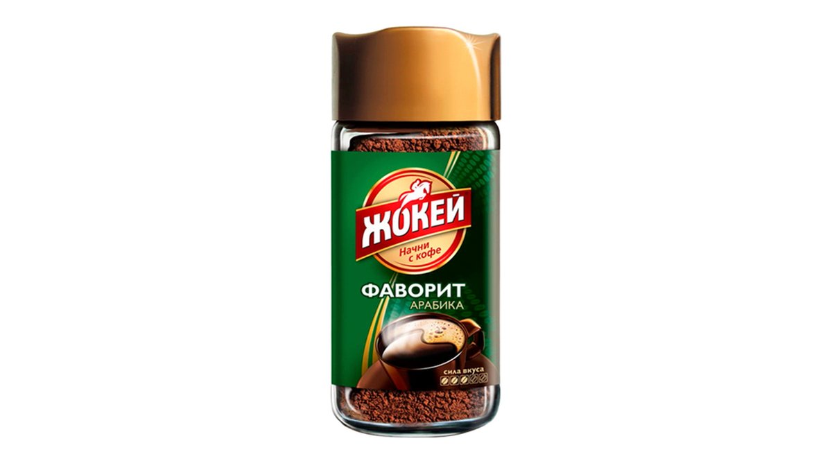 ყავა ხსნადი / ჟოკეი / ფავორიტი / 95გრ