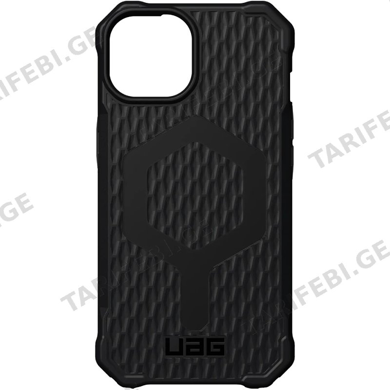 ტელეფონის ქეისი UAG IPH14 PRO ESSENTIAL ARMOR MAGSAFE BLACK