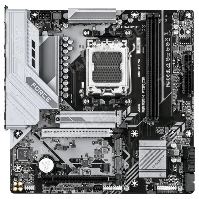 დედა დაფა GIGABYTE B850M_FORCE AM5 სოკეტით, DDR5