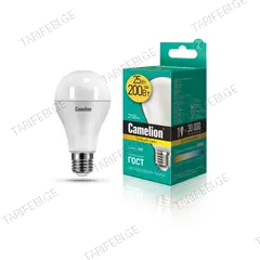 შუქდიოდური ნათურა Camelion 25W А65 Е27 3000K