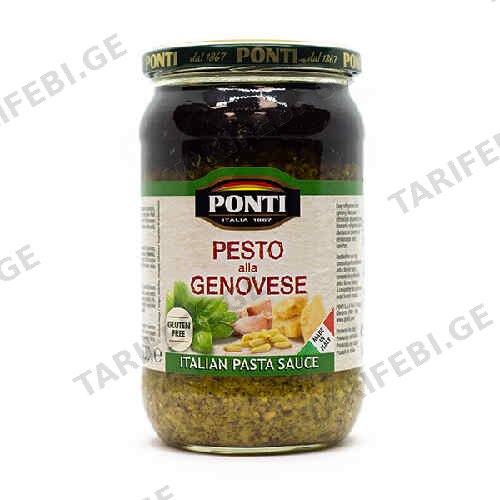 PONTI პესტო ჯენოვეზე 580გრ