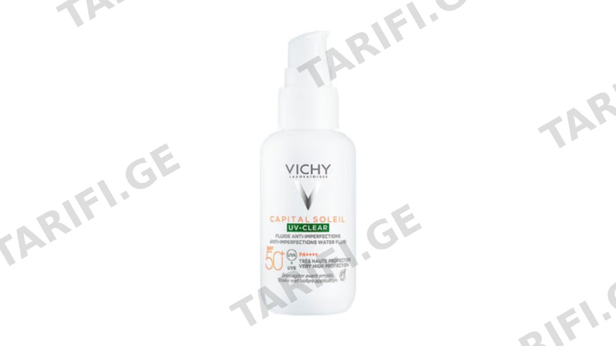 ვიში მზის დამცავი სახის კრემი 7149 CAPITAL SOLEI SPF50+ 40მლ *