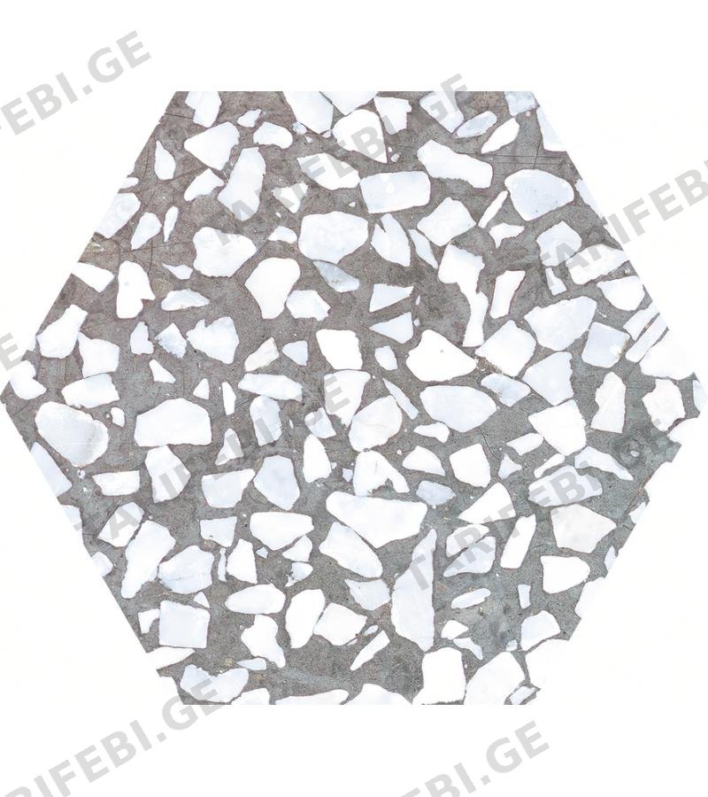 კერამ. ფილა RIAZZA HEX GRIGIO 23.2X26.7 CIFRE S.L.