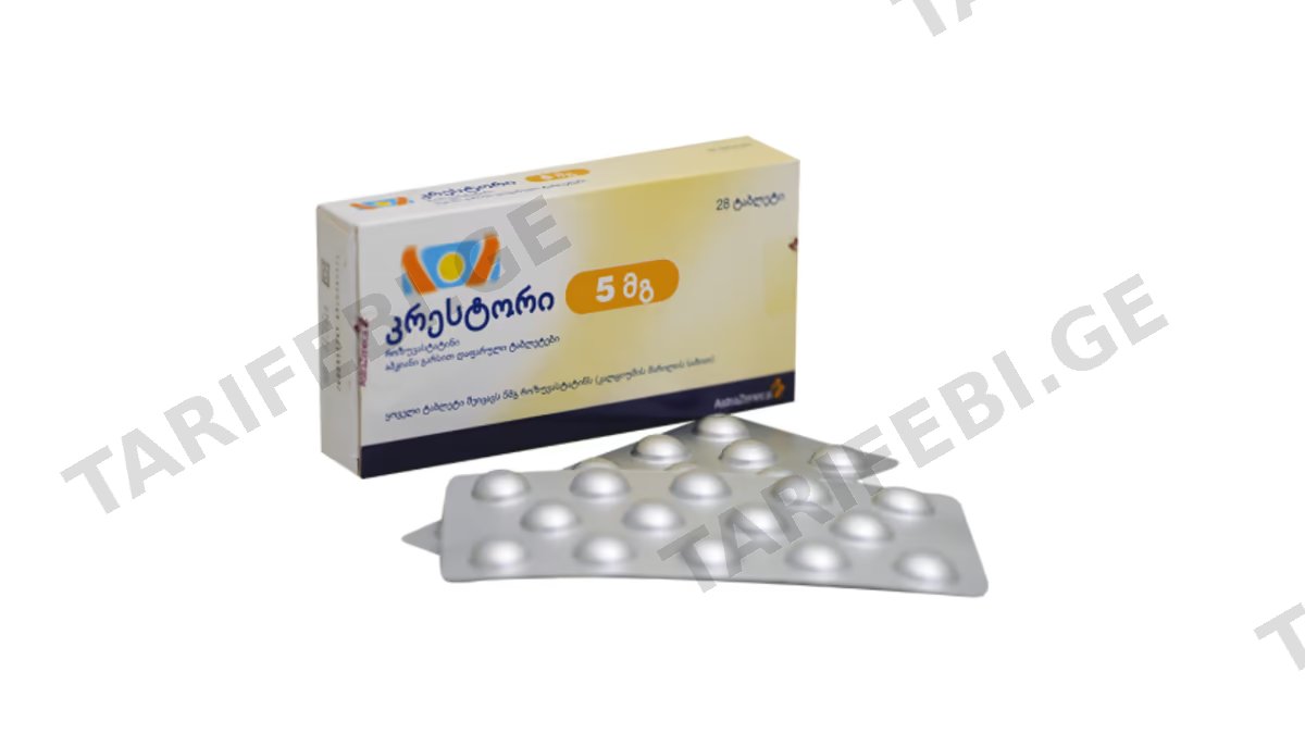 კრესტორი ტაბ. 5მგ.N28