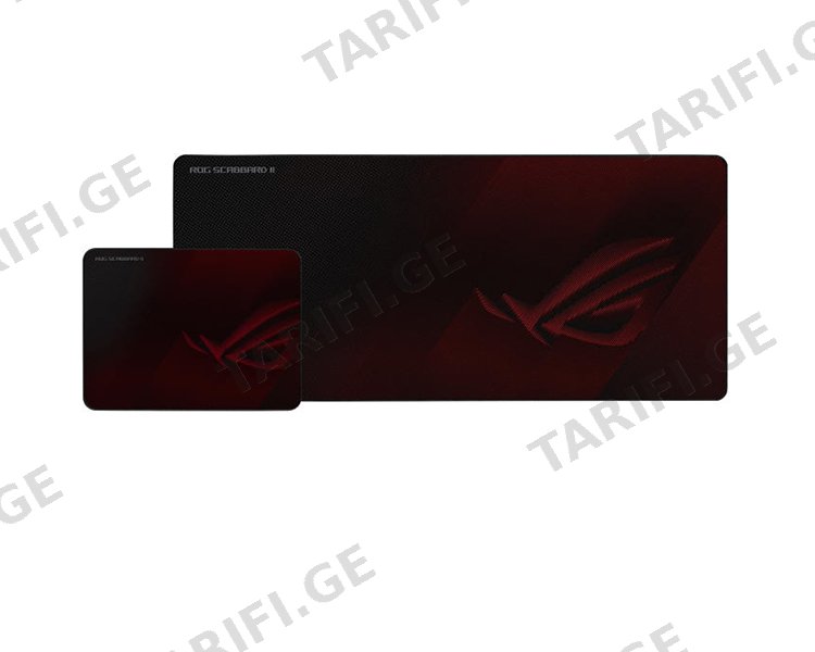 მაუს პადი Asus ROG Scabbard II Gaming Mouse Pad Red - 90MP0210-BPUA00