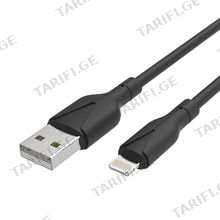Choetech XAL-0003 USB-A to Lightning Black მობილურის კაბელი