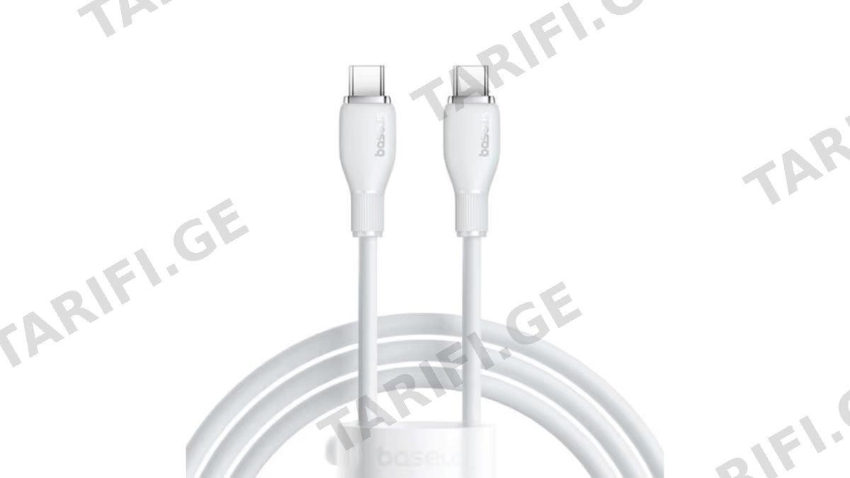 Baseus Pudding Series Fast Charging Cable Type-C to Type-C 100W 1.2m P10355702221-00