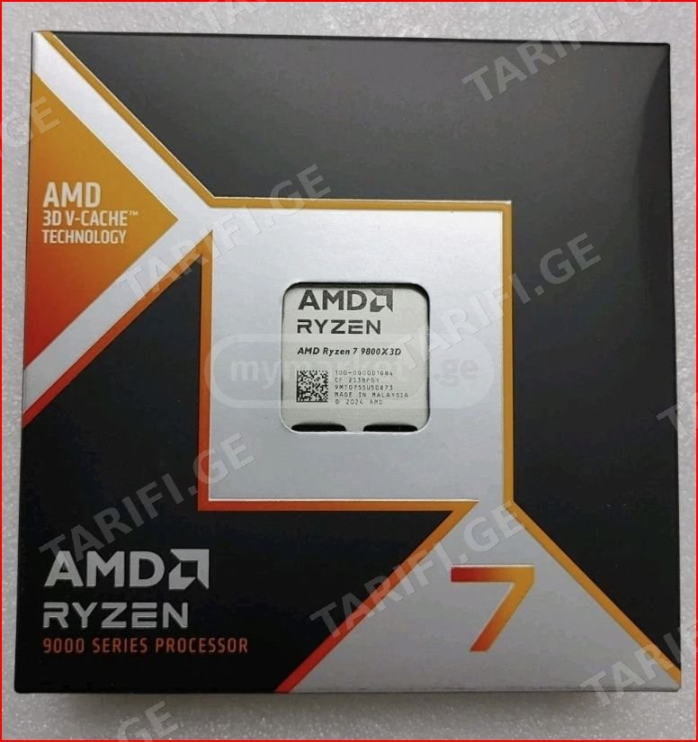 ♨️ RYZEN 7 9800X3D ახალი