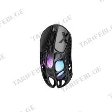 GravaStar, Mercury X, Wireless Gaming Mouse, Model: GSX_BLK, Galaxy Black, Optical Sensor (DPI N/A), USB-C Charging, 2.4G Wireless, Lightweigh მაუსი