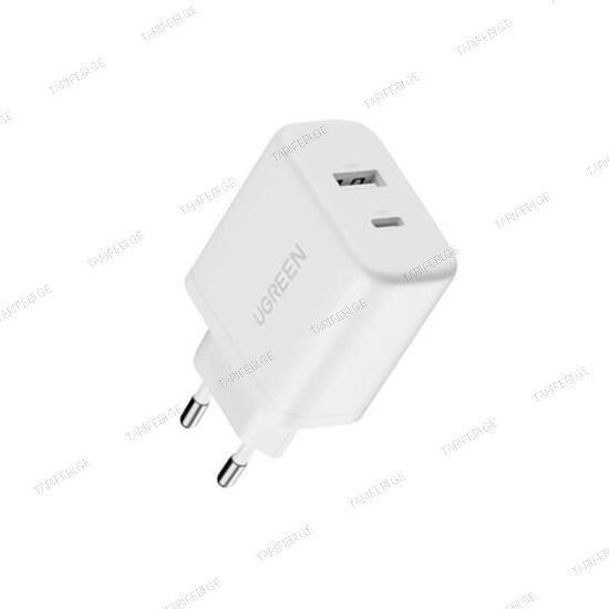 Ugreen 20W 2-Port Fast Charger EU 45310 White