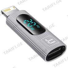 Toocki 20W OTG 480Mbps USB-C To Lightning OTG ადაპტერი