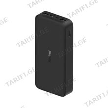 Xiaomi Redmi Fast Charge Power Bank 20000 mAh 18W PB200LZM Black პორტატული დამტენი