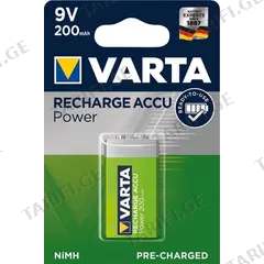 აკუმულატორი VARTA Ready to use 9V 6LR61 200 mAh 1 ც