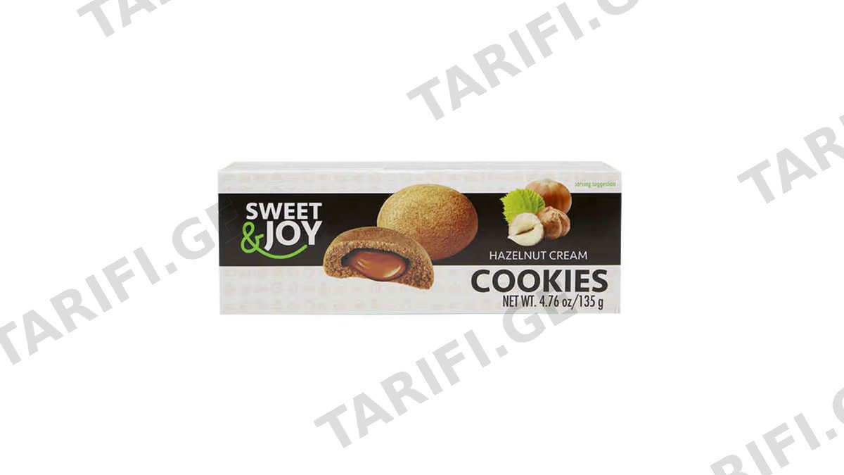 ორცხობილა/Sweet Brands/თხილის კრემით/135გ.