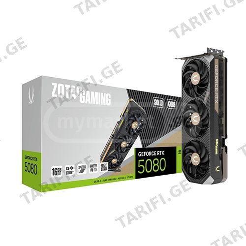 ვიდეობარათი - Zotac RTX 5080 16 GB Solid Core