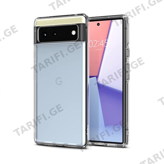 ტელეფონის ჩასადები Ovose UltraSlim Case Unique Skid Series Google 6 Transparent