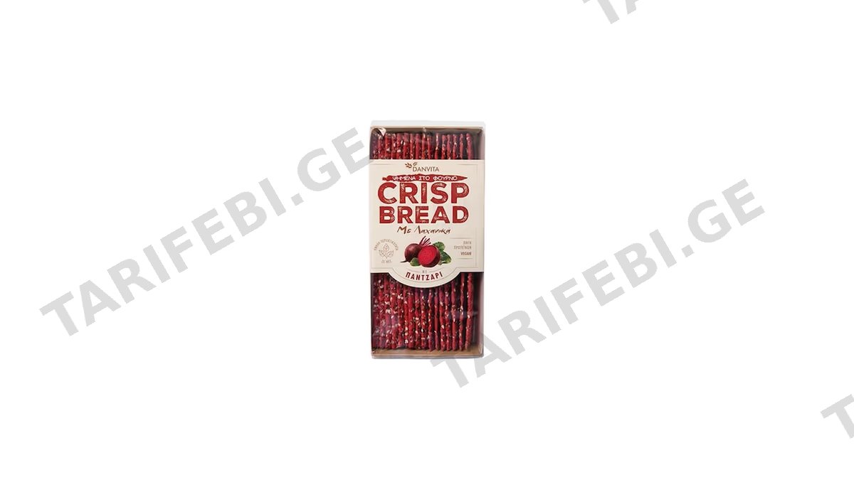 Crisp ხრაშუნა პური ჭარხლით 130გრ