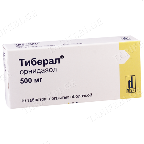 ტიბერალი ტაბლეტი 500მგ #10