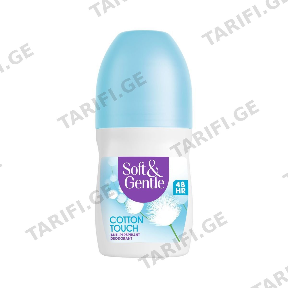 ბურთულიანი დეოდორანტი Cotton 6645 სოფთ ენდ ჯენთელ - Soft and Gentle