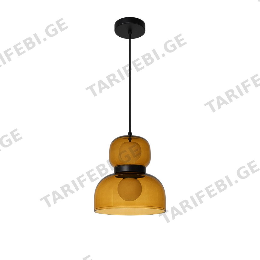 საკიდი LED 10W 3000K მინა 12221/1 ოქროსფერი