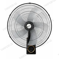 ვენტილატორი კედლის BRILLOP 50W პულტით შავი