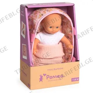 Djeco თოჯინა Mini Barbara საწოლით +18თვე