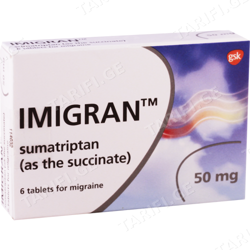 იმიგრანი ტაბლეტი 50მგ #6 #6 Imigran tab 50mg #6