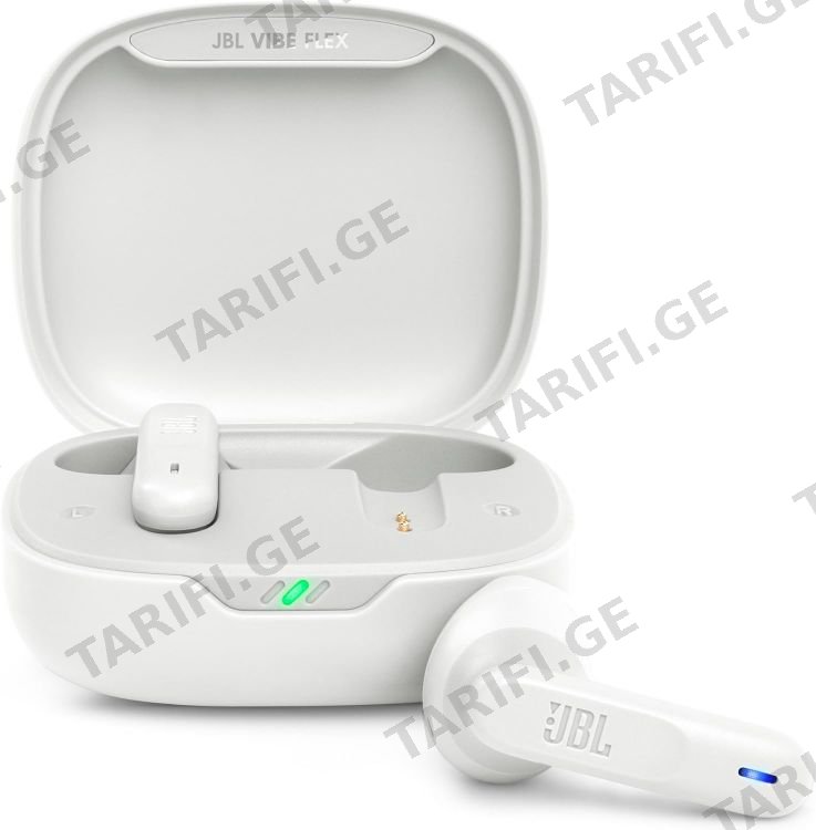 ყურსასმენი JBL VIBE FLEX WHITE JBLVFLEXWHT