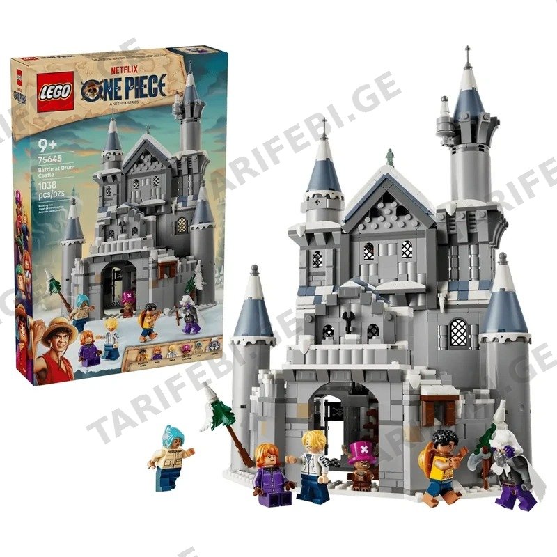 კონსტრუქტორი LEGO ONE PIECE ბრძოლა დრამის ციხესიმაგრეში 75645 (1038 ნაწილი)