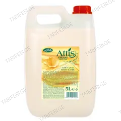 თხევადი საპონი Attis Gold drop რძე და თაფლი 5 ლ