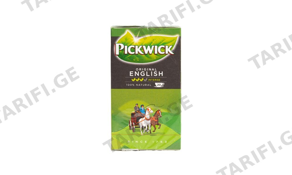 Pickwick ორიგინალური შავი ჩაი "20x2g