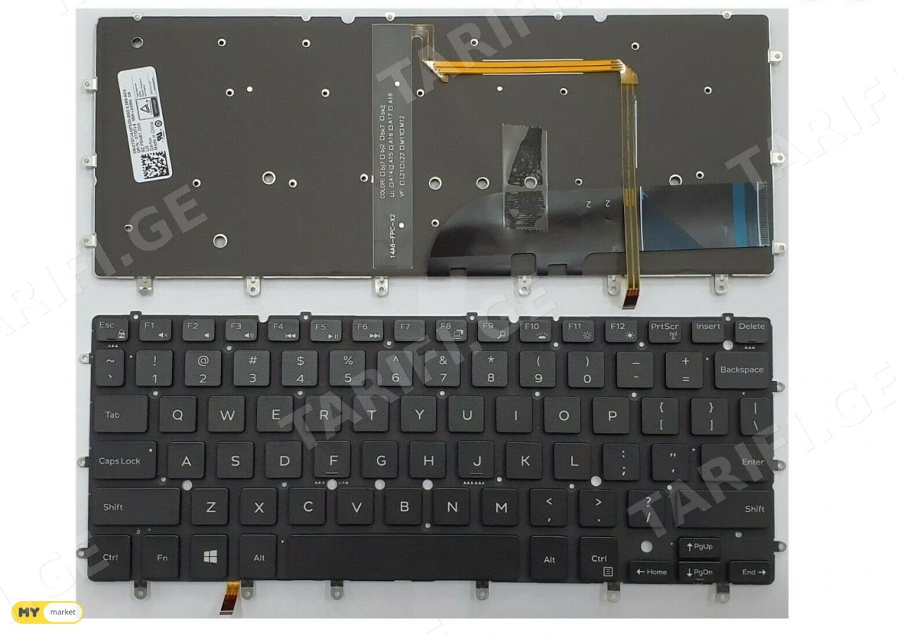 DELL XPS 13 9350 9360 with Backlit Keyboard