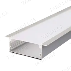 ლედ ლენტის პროფილი V-TAC 2000 50 20 მმ ვერცხლის ფერი 23179