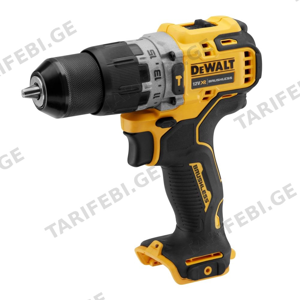 სჭვალსახრახნი აკუმულატორის უნახშირო DeWalt DCD706D2-QW 12V