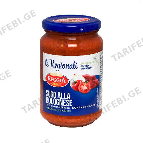 სოუსი მაკარონის ბოლონეზე /REGGIA/ 350 გრ