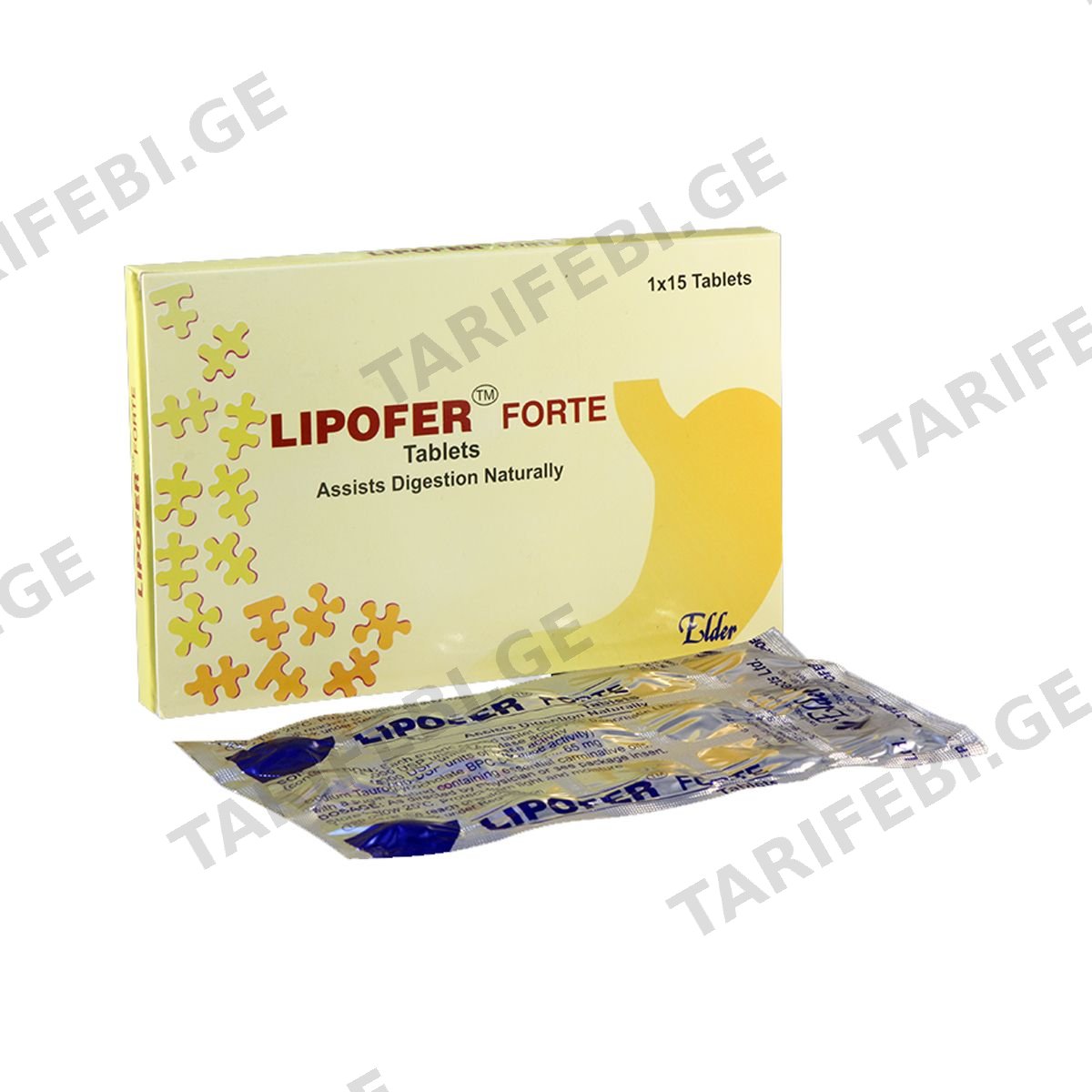 Lipofer Forte - ლიპოფერ ფორტე 15 ტაბლეტი