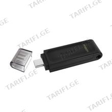 Kingston DT70/128GB 128GB USB 3.2 USB ფლეშ მეხსიერება