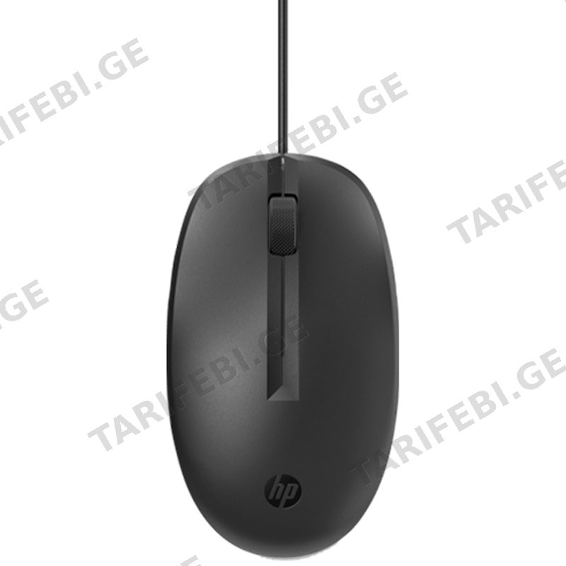 მაუსი HP 125 WRD BLACK