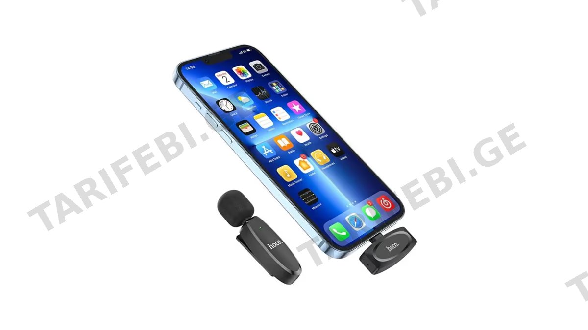 HOCO L15 Portable Wireless LIVE-Stream Microphone Lightning (iphone) (9020)