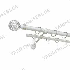 კარნიზი ლითონის Delfa Lacio СК-33202/160/2Р 160 სმ