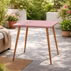 ბაღის მაგიდა Nassau square 71.8x71.8x72 pink