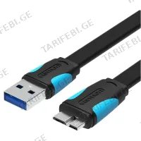 კაბელი VENTION VAS-A12-B200 (2 M) BLACK
