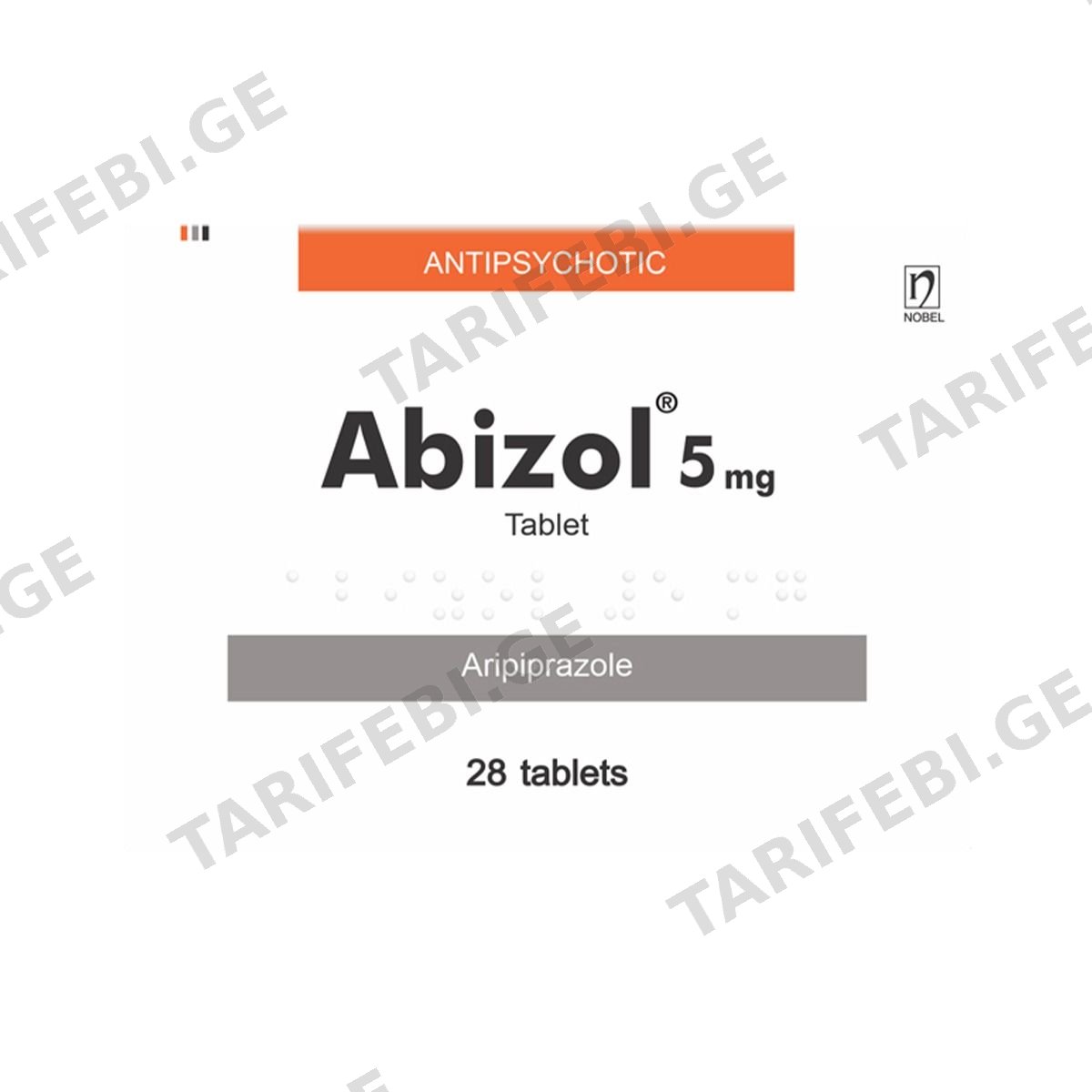 აბიზოლი ტაბ. 5მგ N28