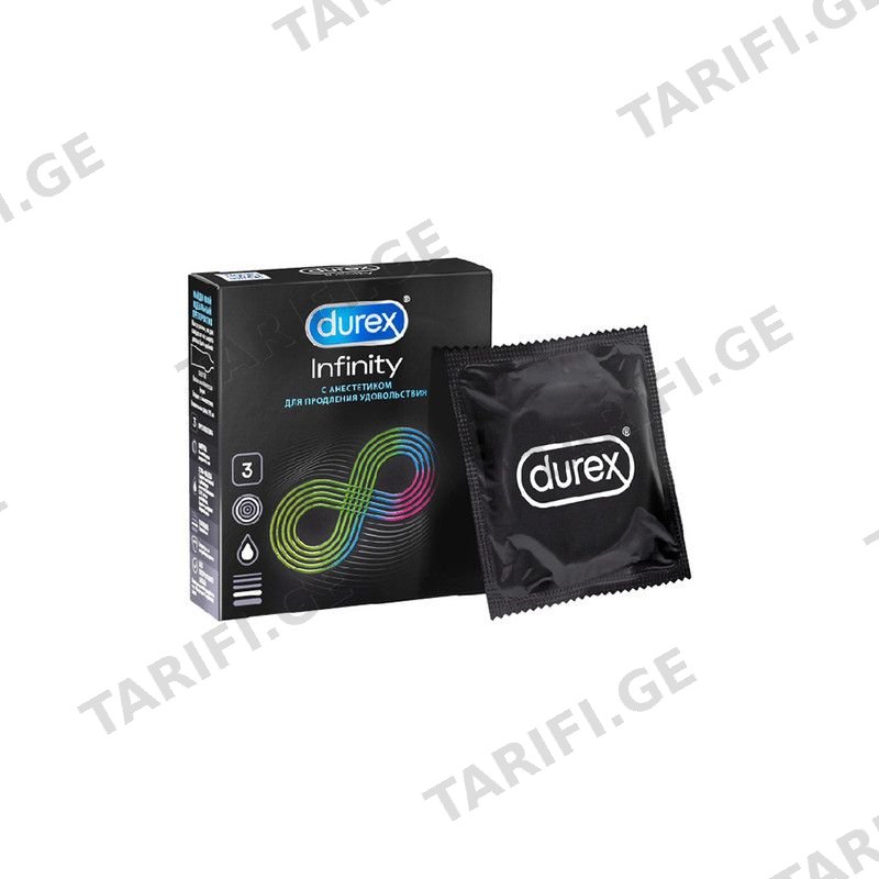 DUREX პრეზერვატივი ინფინიტი-3ც