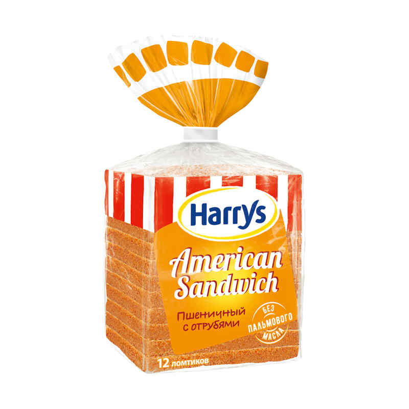 Bread of wheat and bran /Harry s/ 470 gr