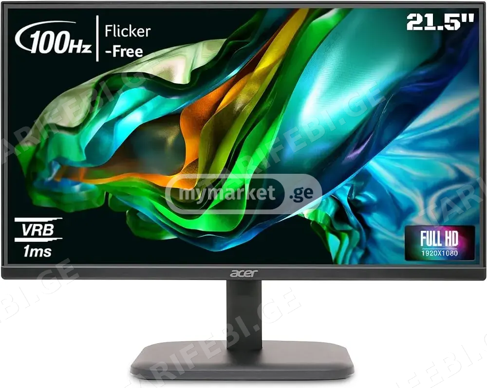 ✅ახალი!!! მონიტორი Acer EK0 22 100Hz 1Ms✅