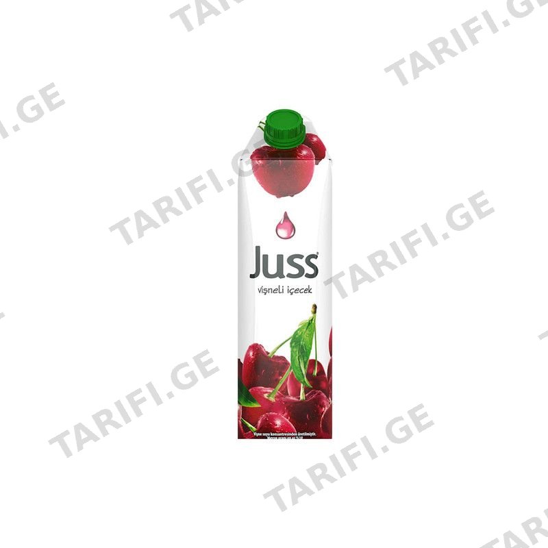 JUSS ალუბლის წვენი 1ლ