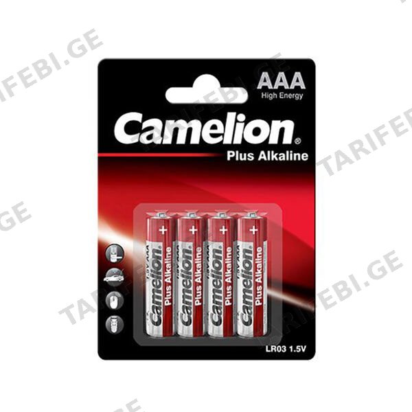 ელემენტი 4ც Camelion Plus LR03-BP4